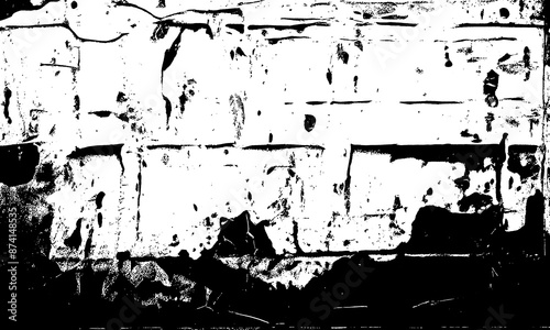 Black and White Grunge Texture
