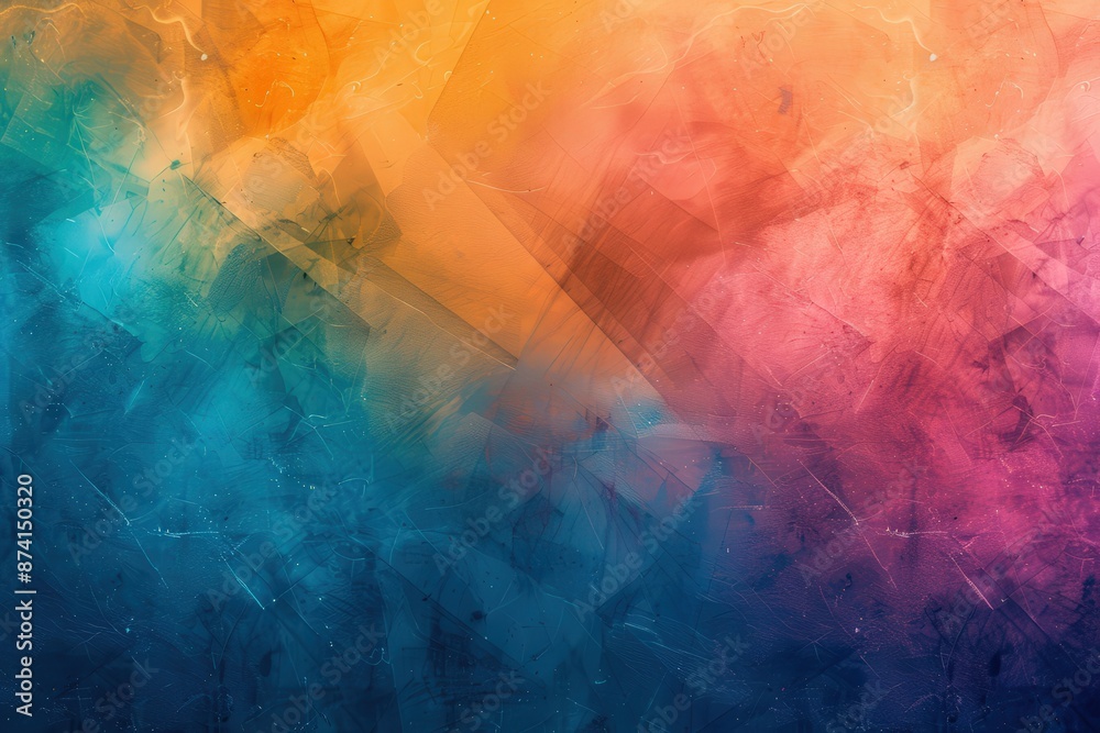 Abstract Surreal Digital Gradient Background with Vibrant Colors in Blue, Orange, and Pink Abstract Surreal Digital Gradient Background with Vibrant Colors in Blue, Orange, and Pink