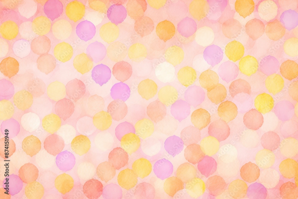 Abstract Surreal Pastel Gradient Background With Watercolor Circles Abstract Surreal Pastel Gradient Background With Watercolor Circles