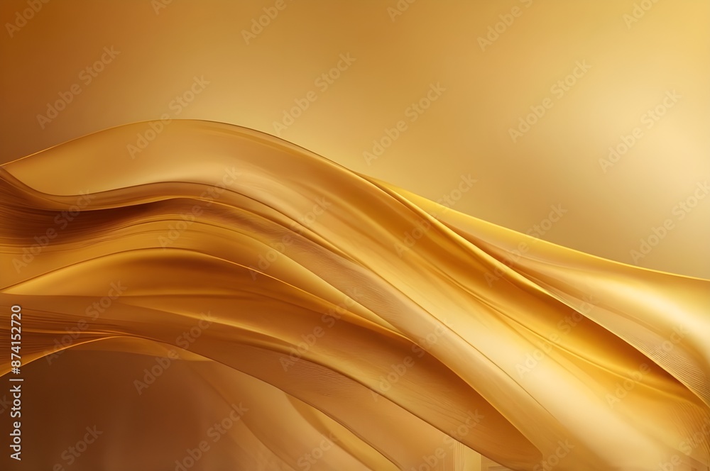 Obraz premium A stunning gradient of light golden colors,