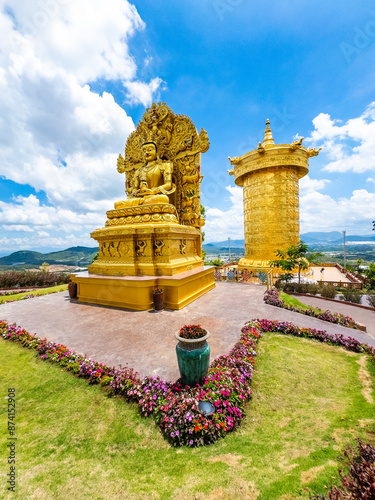 Temple, Stupa and Pagoda in Samten Hills Dalat, Vietnam photo