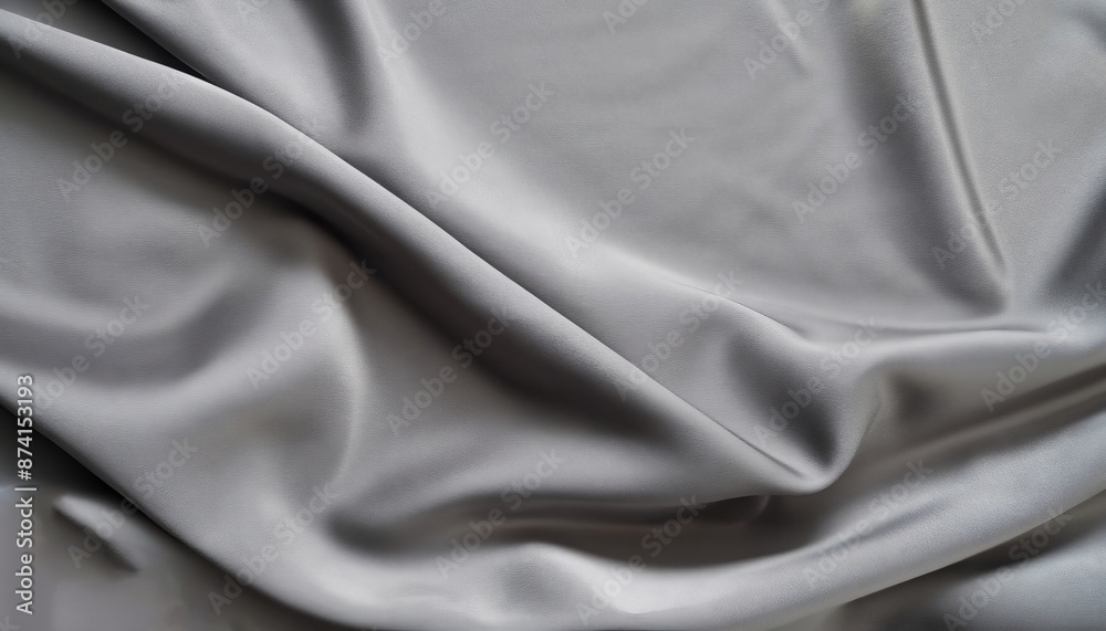 Obraz premium grey silk texture background,generated with AI. High quality photo