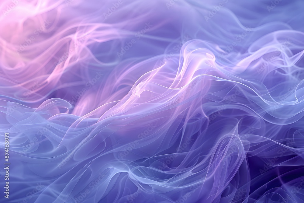 Ethereal Waves of Purple and Pink Smoke Ethereal Waves of Purple and Pink Smoke