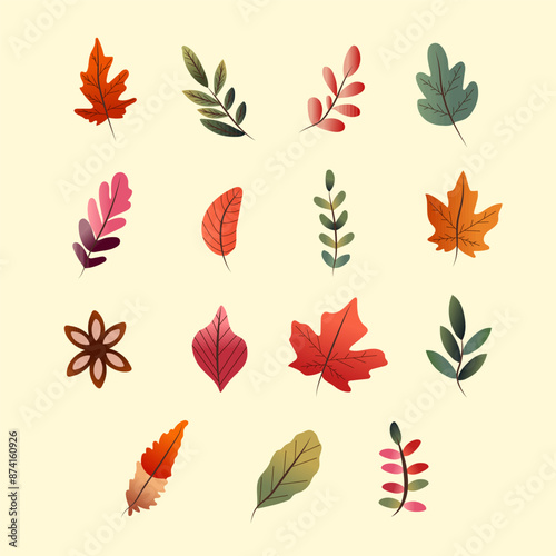 autumn leaves collection