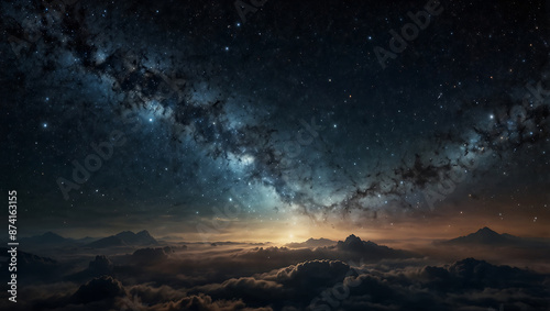 starry night sky © Anuyj