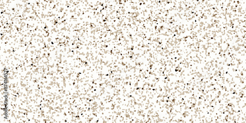 Terrazzo flooring consists of chips of marble texture. quartz surface brown, white for bathroom or kitchen countertop. brown paper texture background. rock stone marble backdrop textured illustration.