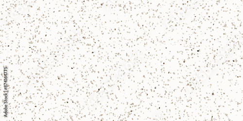 Terrazzo flooring consists of chips of marble texture. quartz surface brown, white for bathroom or kitchen countertop. brown paper texture background. rock stone marble backdrop textured illustration.