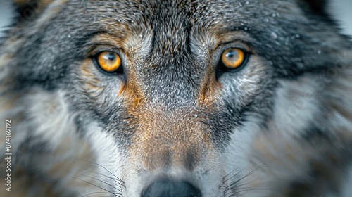 Close-up of Wolf's Eyes