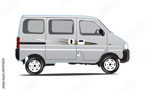 Wallpaper Mural Realistic Vector Car hatchback Isolated Torontodigital.ca