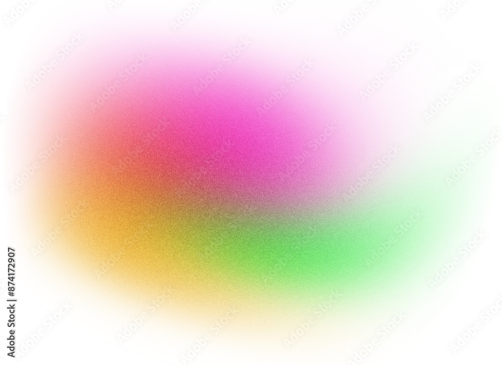 Obraz premium Abstract pastel holographic blurred grainy gradient transparent background texture. Colorful digital grain soft noise effect 