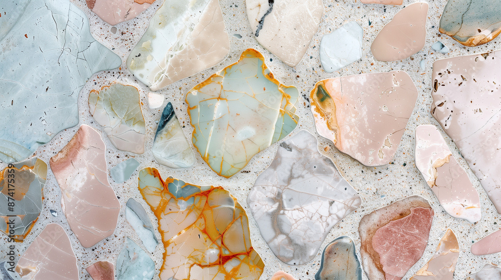 Terrazzo Tile Stone (Marble). Texture Pattern Wallpaper Background Design Terrazzo Tile Stone (Marble). Texture Pattern Wallpaper Background Design