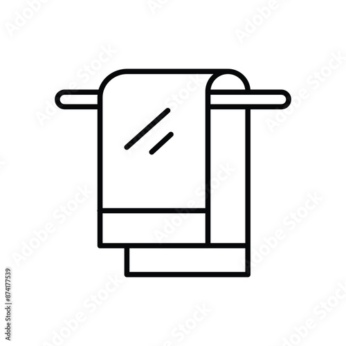 Towel icon vector design templates simple and modern