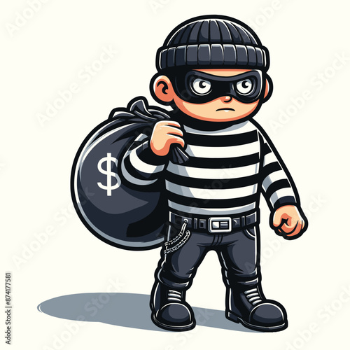  burglar vector Adobe Illustrator Artwork