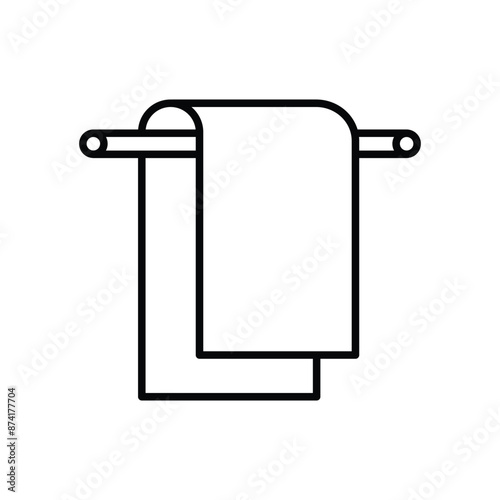 Towel icon vector design templates simple and modern