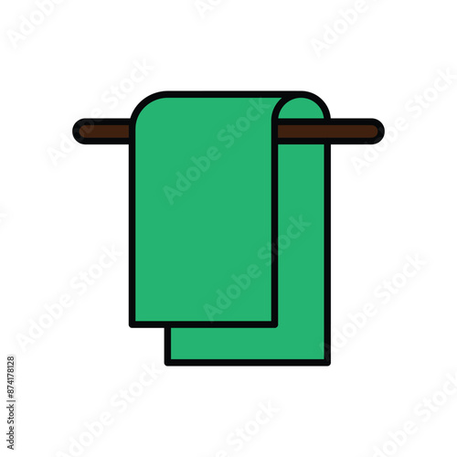 Towel icon vector design templates simple and modern
