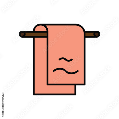 Towel icon vector design templates simple and modern