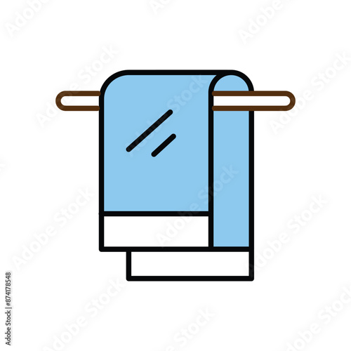 Towel icon vector design templates simple and modern