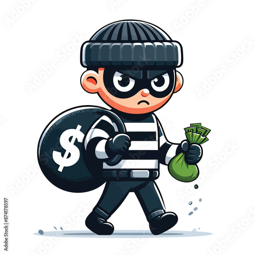  burglar vector Adobe Illustrator Artwork