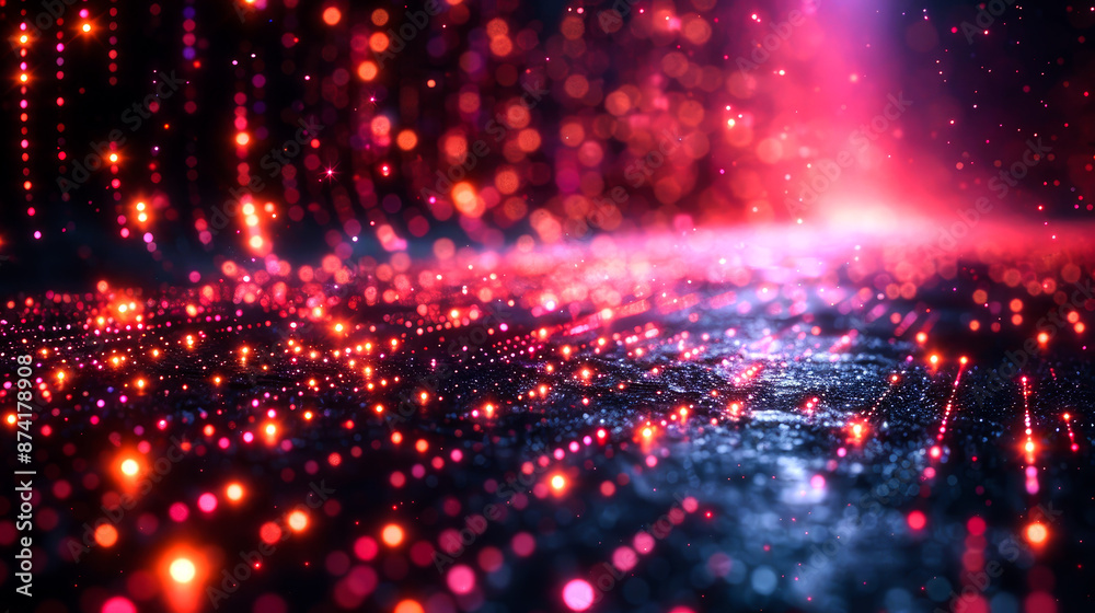 Obraz premium background digital of technology futuristic of AI