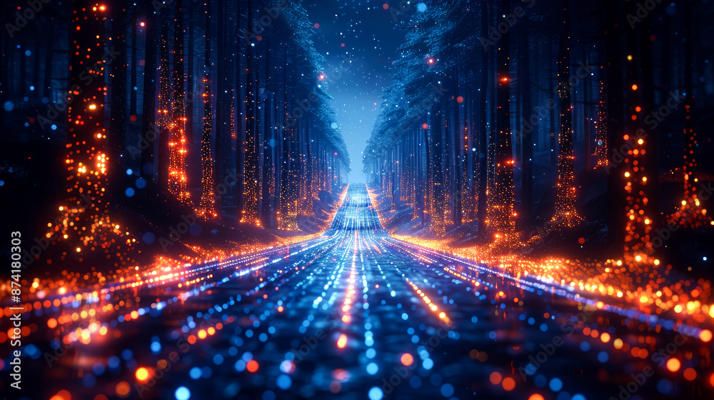 background digital of technology futuristic of AI background digital of technology futuristic of AI
