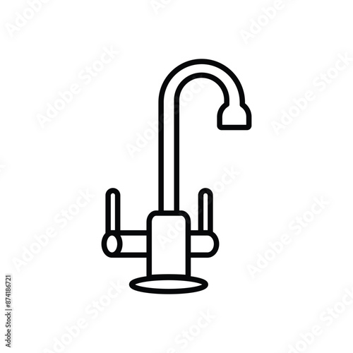 Faucet icon vector design templates simple and modern