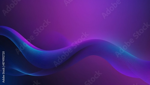 abstract purple waves purple digital art piece for desktop wallpaper