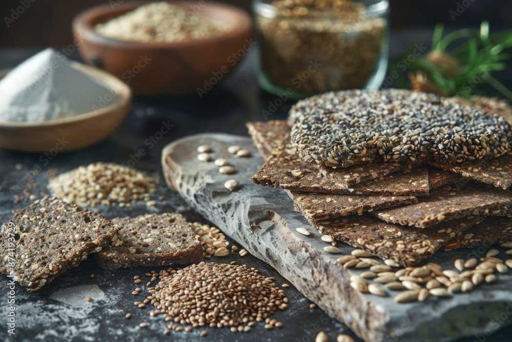 Assortment of dishes and snacks on a table, suitable for use in articles about cuisine or lifestyle Assortment of dishes and snacks on a table, suitable for use in articles about cuisine or lifestyle