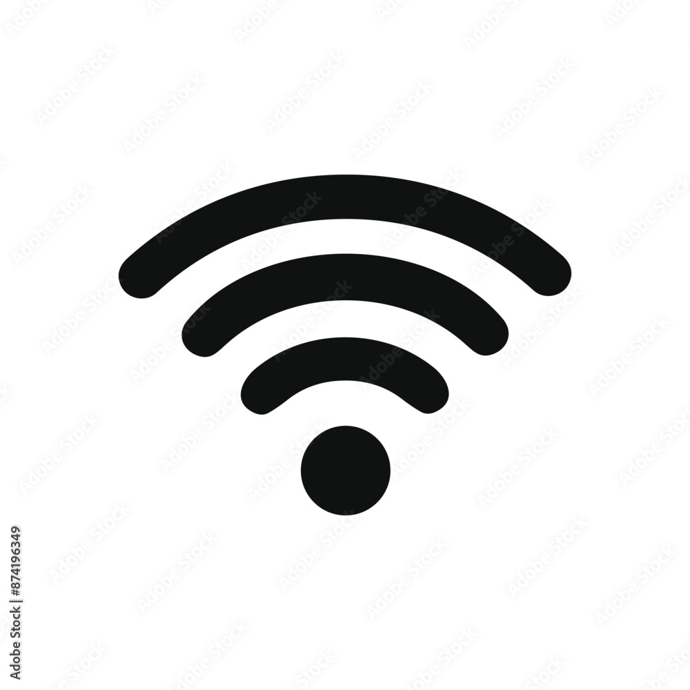 Wifi network icon sign vector illustration Wifi network icon sign vector illustration