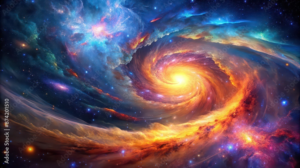 Vibrant cosmic nebula featuring swirling colors and glowing stars, galaxy, space, stars, cosmic, astronomy, colorful, vibrant Vibrant cosmic nebula featuring swirling colors and glowing stars, galaxy, space, stars, cosmic, astronomy, colorful, vibrant