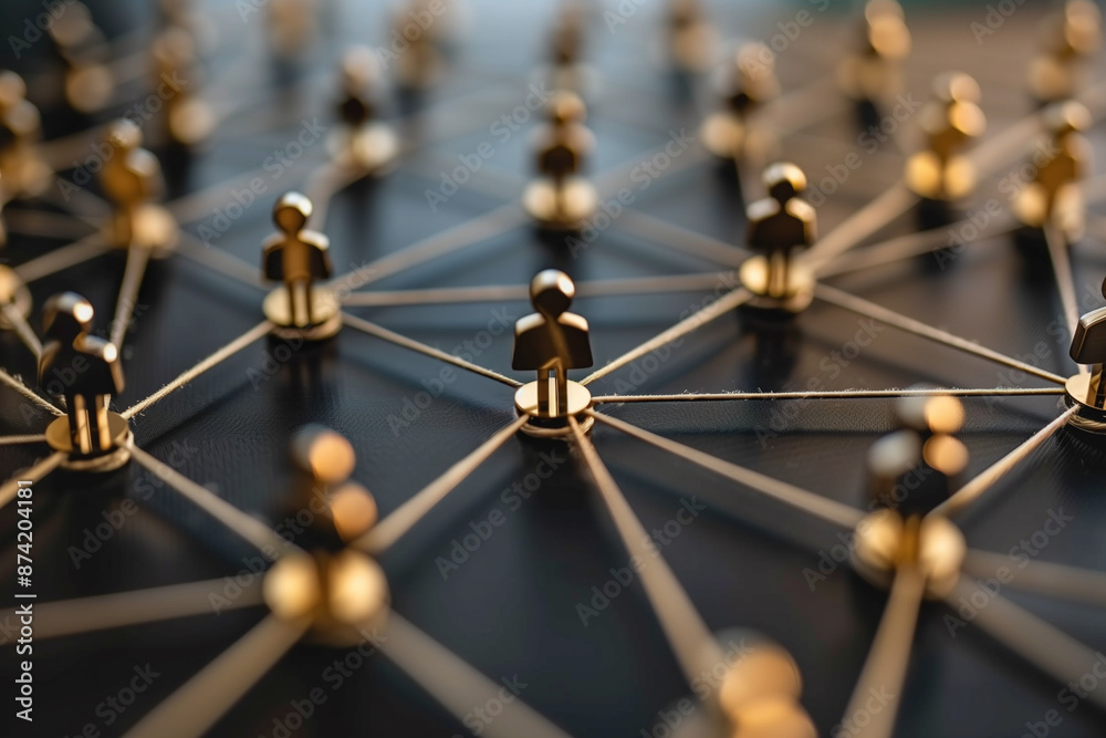 A network of business connections representing professional networks, corporate relationships, and strategic partnerships. A network of business connections representing professional networks, corporate relationships, and strategic partnerships.