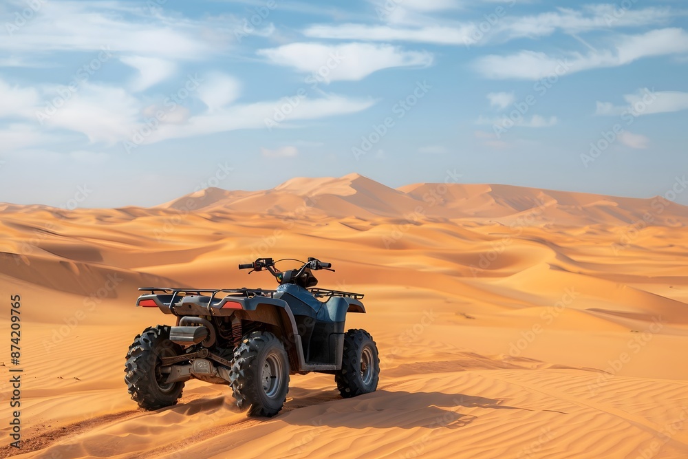 ATV Adventure in the Expansive Desert Dunes ATV Adventure in the Expansive Desert Dunes