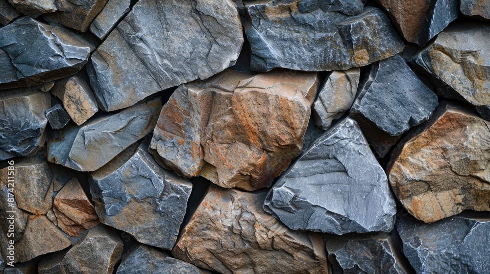 Photo of stone texture pattern - generative ai Photo of stone texture pattern - generative ai