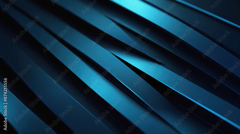 Obraz premium abstract blue background with triangles