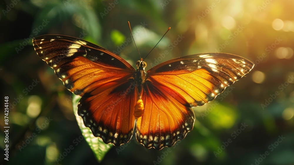 Naklejka premium Butterfly in Sunlight.