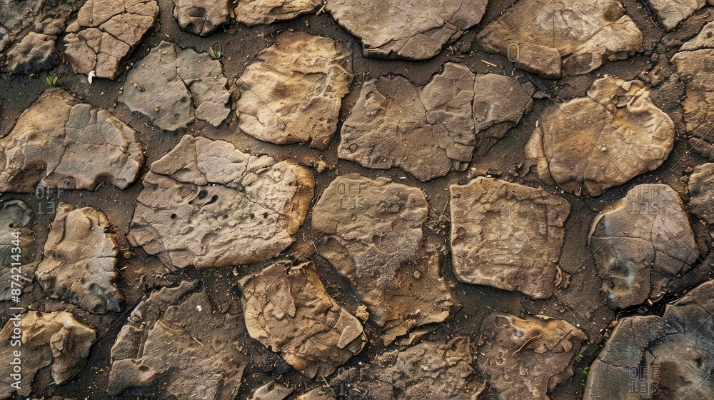 Photo of ground texture pattern - generative ai Photo of ground texture pattern - generative ai