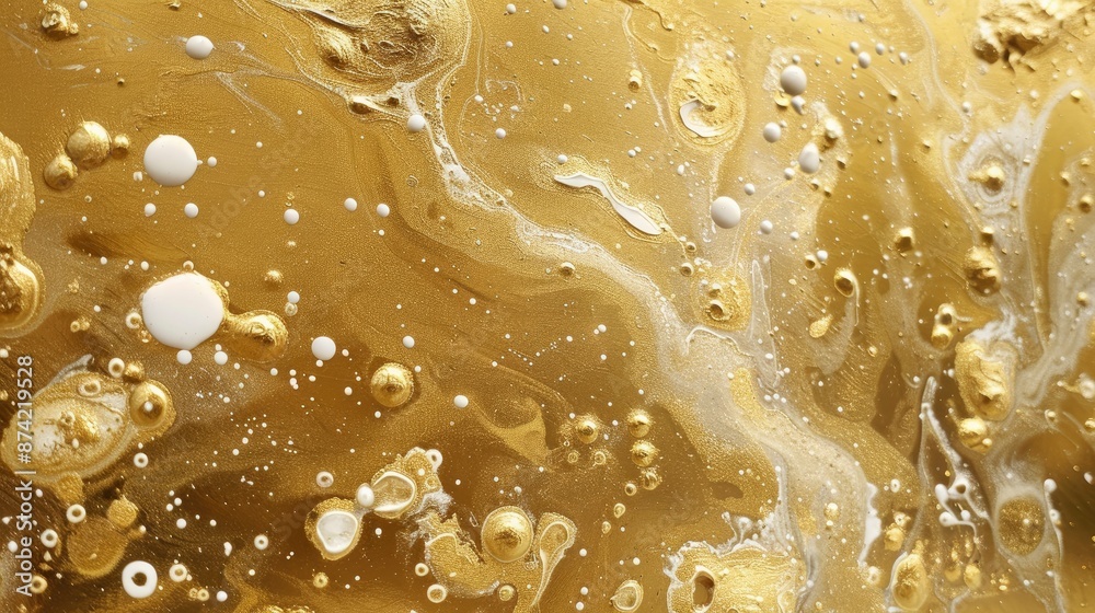 White stains on gold - generative ai White stains on gold - generative ai