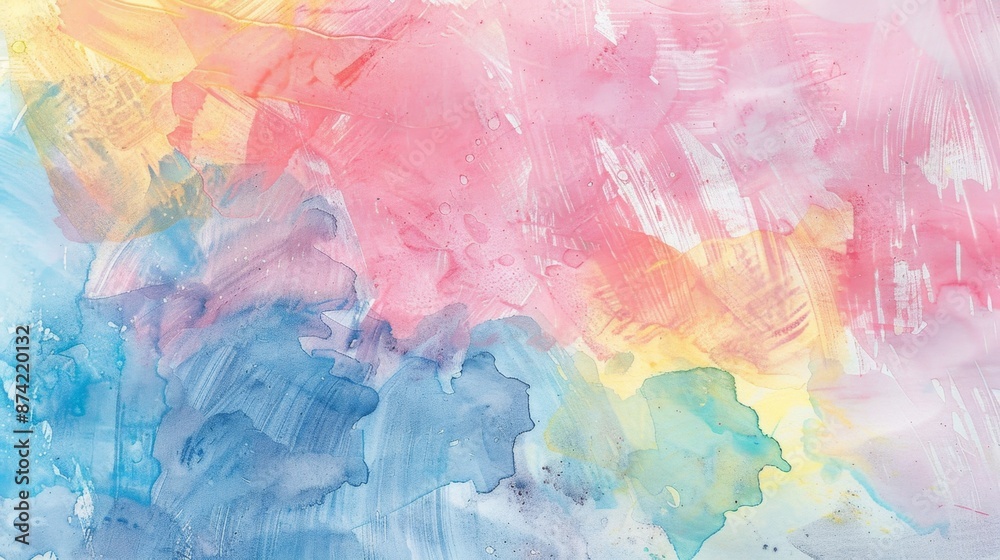 Abstract brush shapes water colors background Abstract brush shapes water colors background