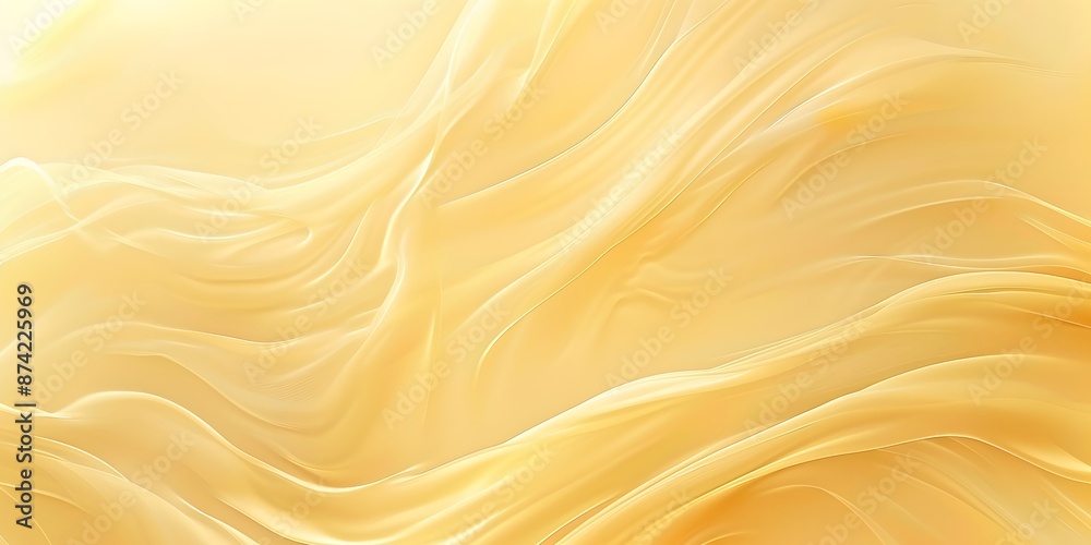 Soft pastel yellow background with a smooth texture, suitable for spring-themed products or baby accessories 