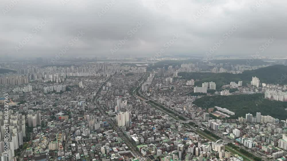 aerial view of the city aerial view of the city