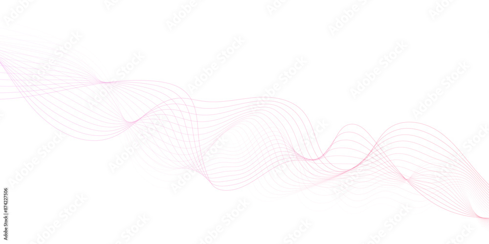Abstract pink wavy lines Digital frequency track equalizer background. Curved wave smooth stripe seamless pattern. Wave lines created using blend tool. graphic design template banner business wave. Abstract pink wavy lines Digital frequency track equalizer background. Curved wave smooth stripe seamless pattern. Wave lines created using blend tool. graphic design template banner business wave.