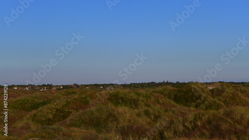 Fanø, Nordende, mit vielen alten Bunkern, Atlantik Wall, internationales Drachenfest