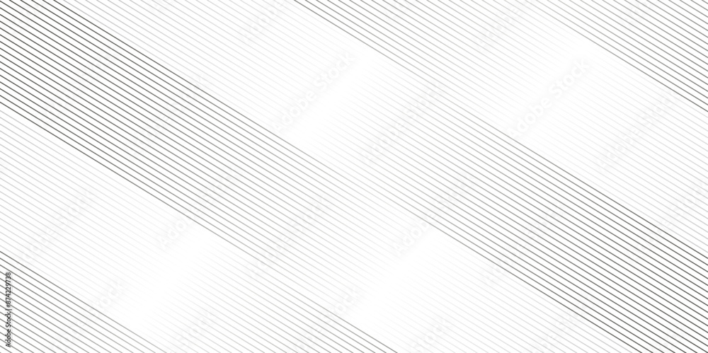 Naklejka premium Abstract background wave line elegant white striped diagonal line technology concept web texture. Vector gradient gray line pattern Transparent monochrome striped texture, minimal background.