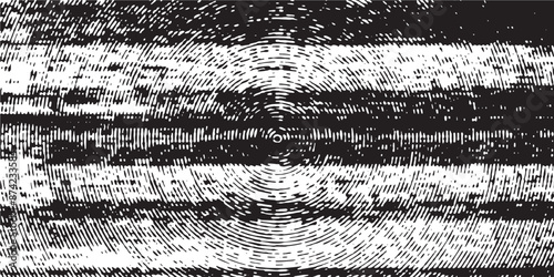 Circular spiral sound wave rhythm from line