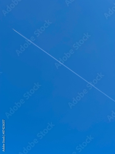 airplane in the sky