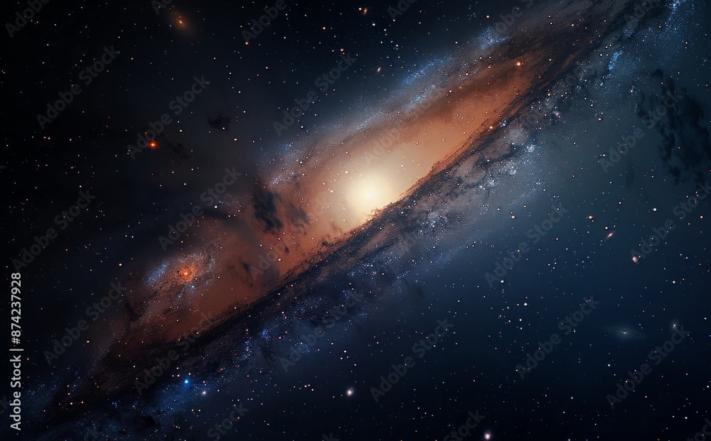 Cosmic Spiral Galaxy