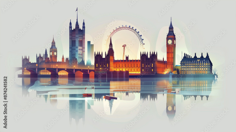Fototapeta premium houses of parliament