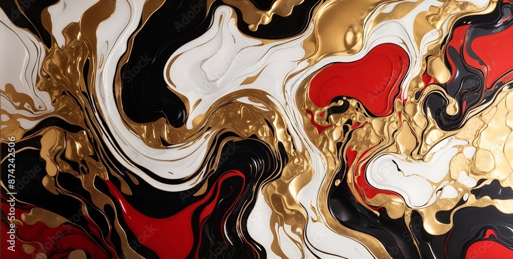 Abstract Art: Mesmerizing Color Blend Abstract Art: Mesmerizing Color Blend