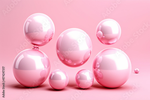 Pink circle generative ai
