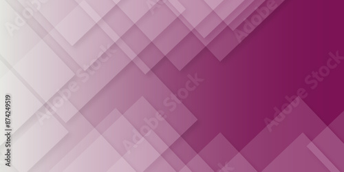 Abstract retro pattern seamless red geometric square and line vector background. White and red geometric square technology seamless white banner concept for business and presentation purpose