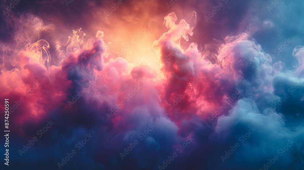 Dramatic sunset paints the sky and clouds in fiery hues of orange, red, and purple Dramatic sunset paints the sky and clouds in fiery hues of orange, red, and purple
